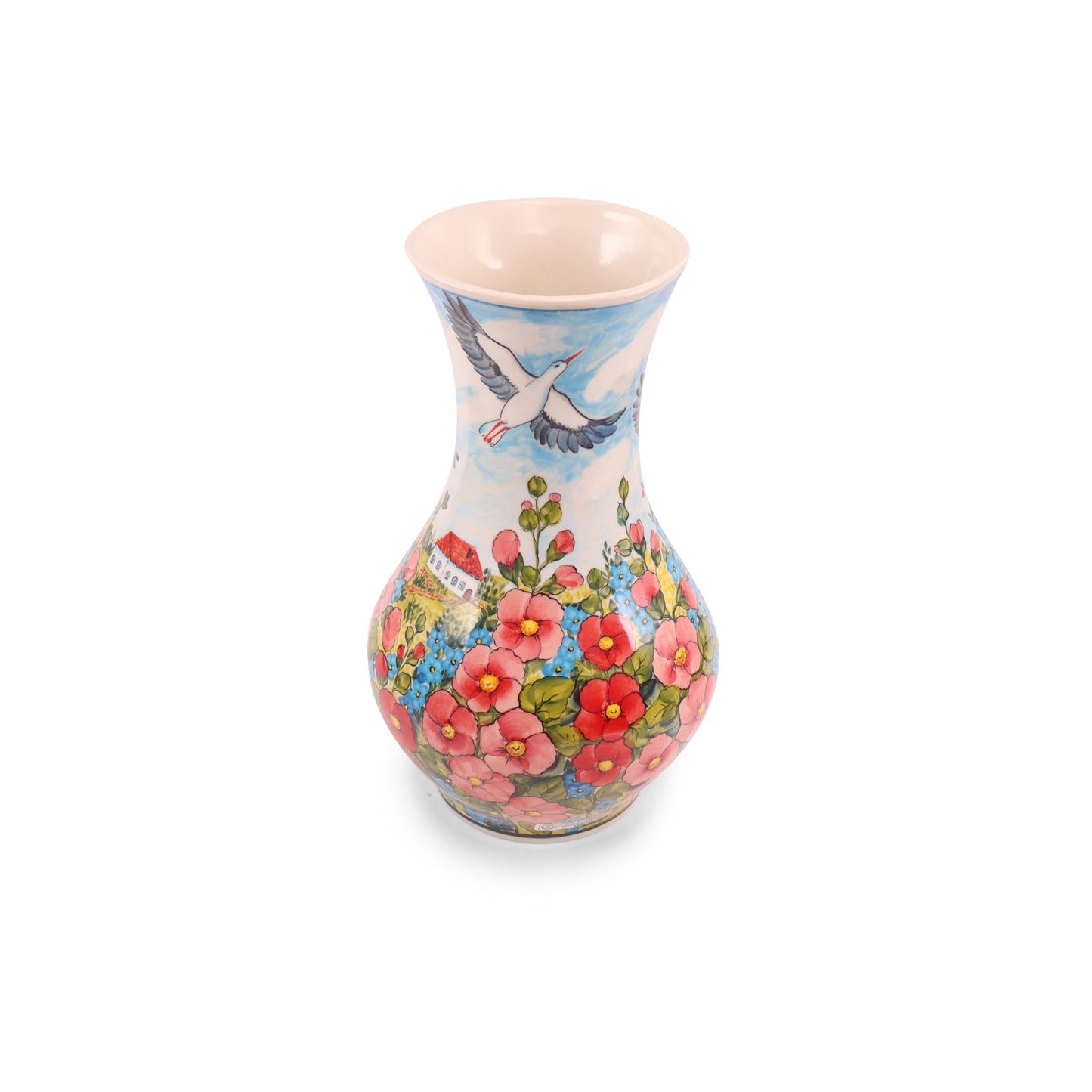 8"x15" Vase. Pattern: Homesteading