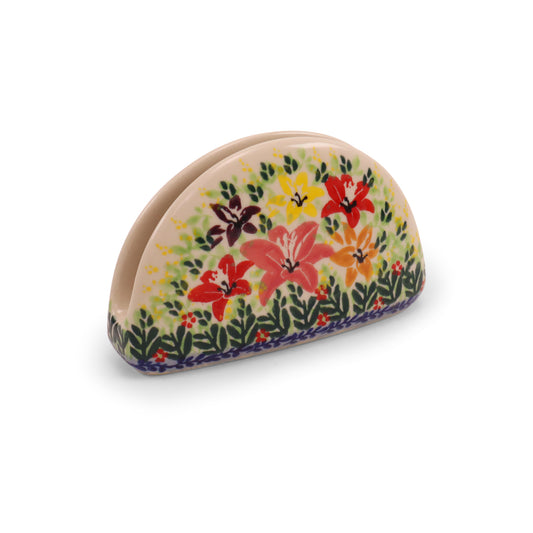 5.5"x4" Napkin Holder 2Q. Pattern:Splash of Lillies
