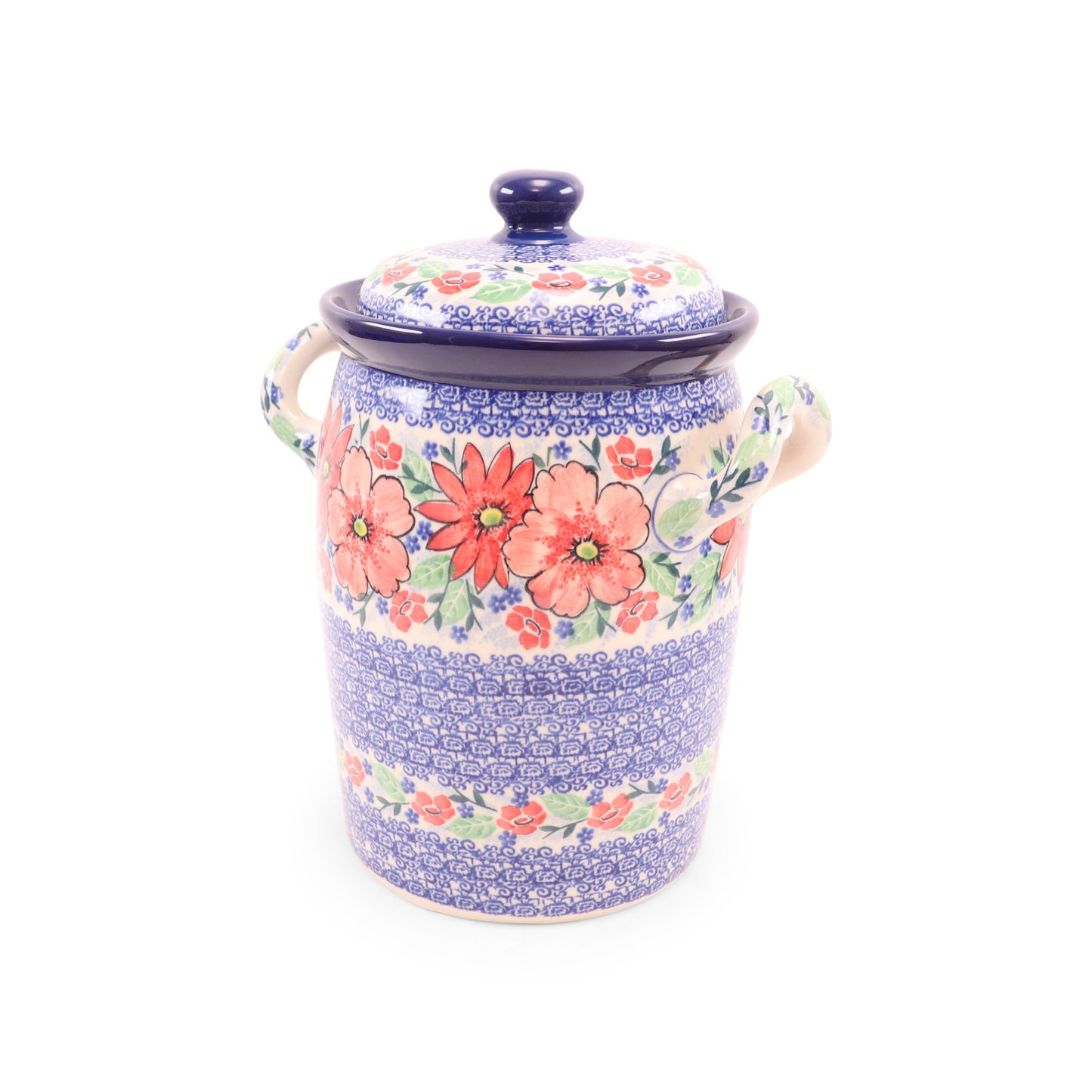 4.5L Container with Lid. Pattern: Watermelon Crush