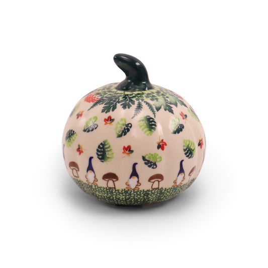 6"x5" Pumpkin Figurine.Pattern: Into The Forest