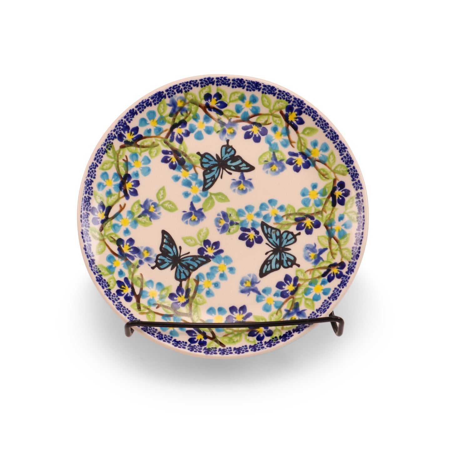 7.5" Dessert Plate. Pattern: Winged Summer