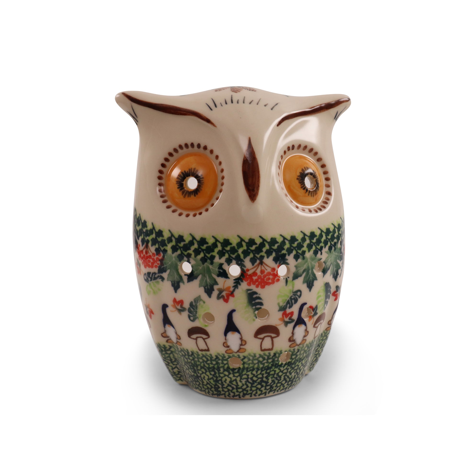 6"x7" Owl Luminary.Pattern: Into The Forest