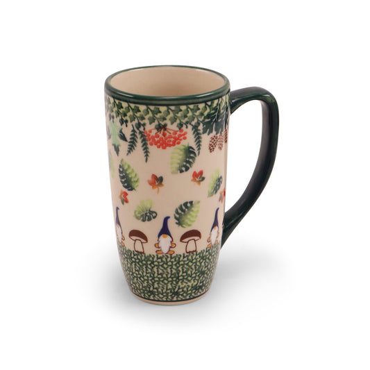 14oz Latte Mug.Pattern: Into The Forest
