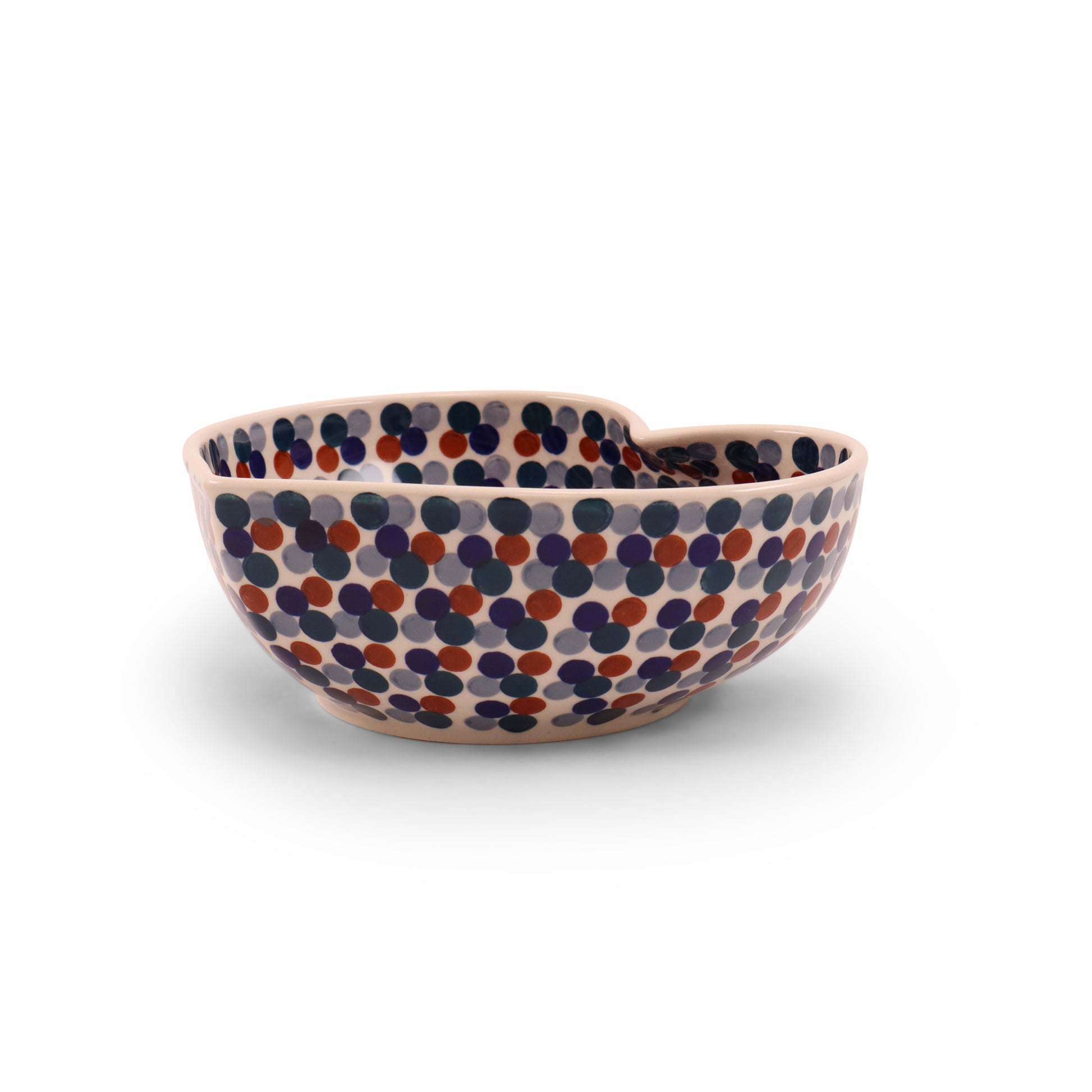 8.5"x7.5" Large Heart Bowl. Pattern: Galaxy