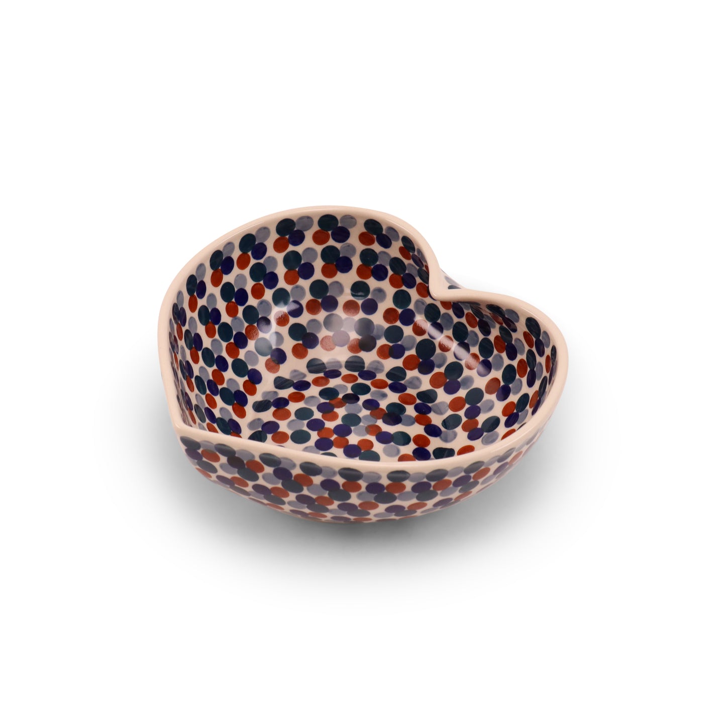 8.5"x7.5" Large Heart Bowl. Pattern: Galaxy