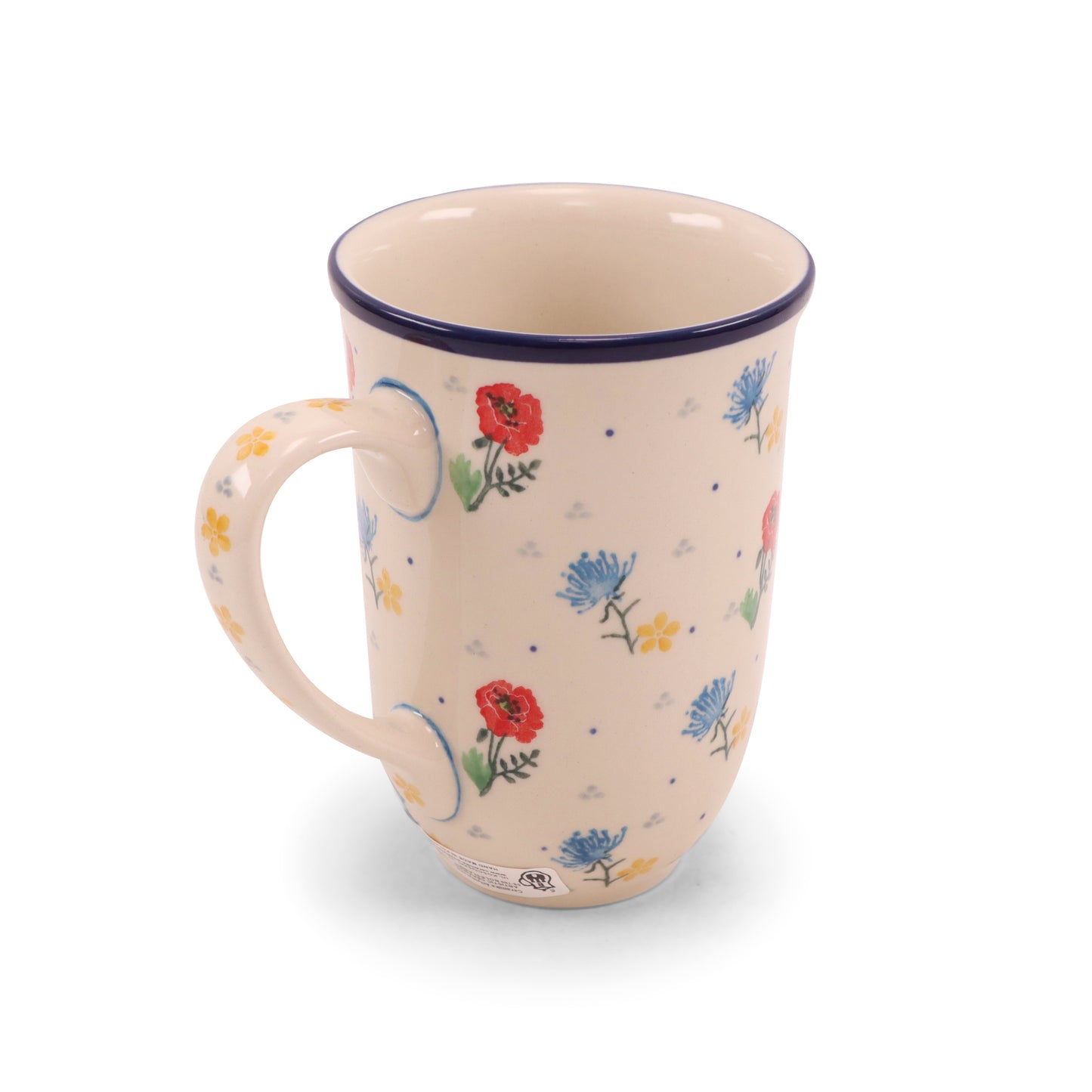 19oz Bistro Mug. Pattern: Placid Plains