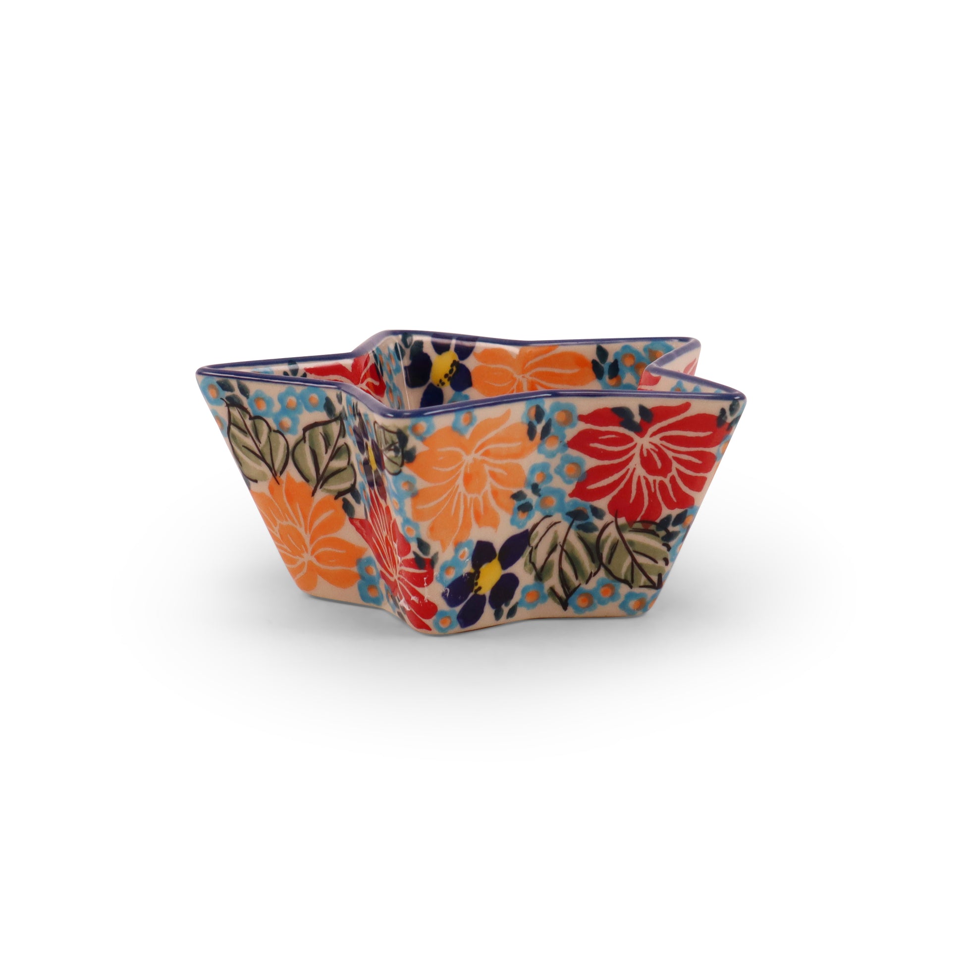 4.5" Star Bowl. Pattern: Hawaiian