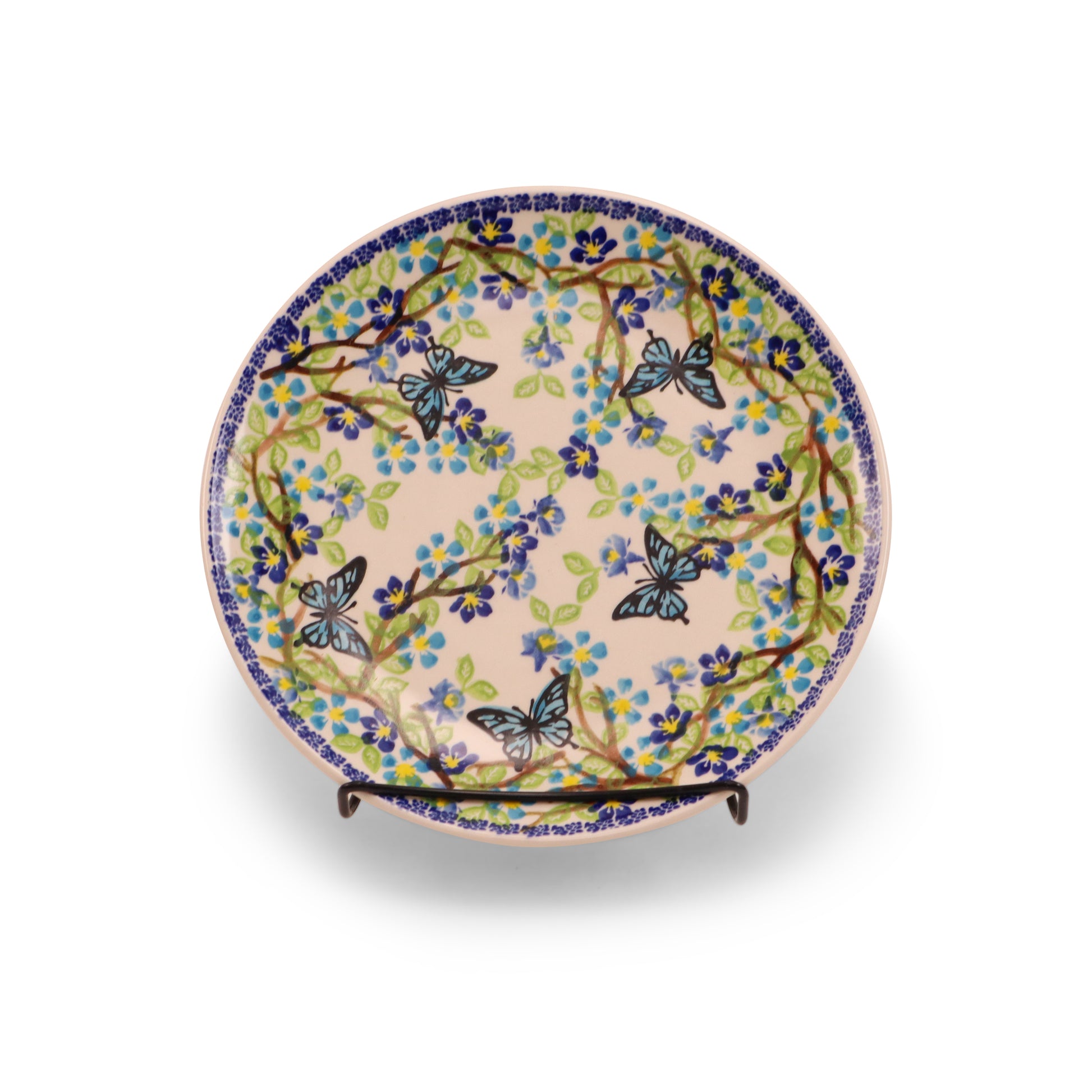 9.5" Dinner Plate. Pattern: Winged Summer