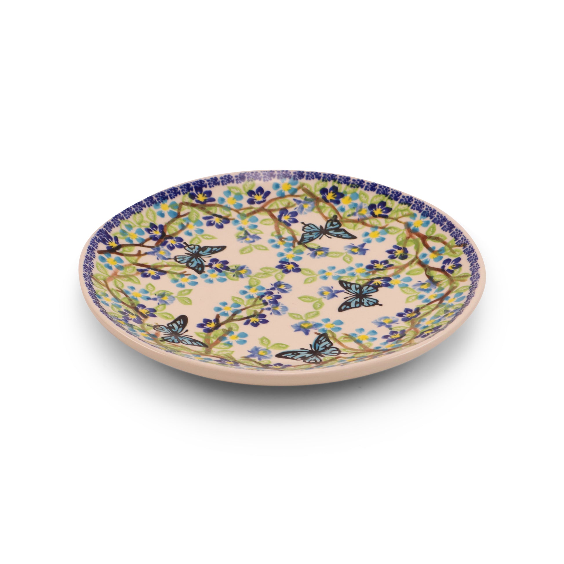 9.5" Dinner Plate. Pattern: Winged Summer