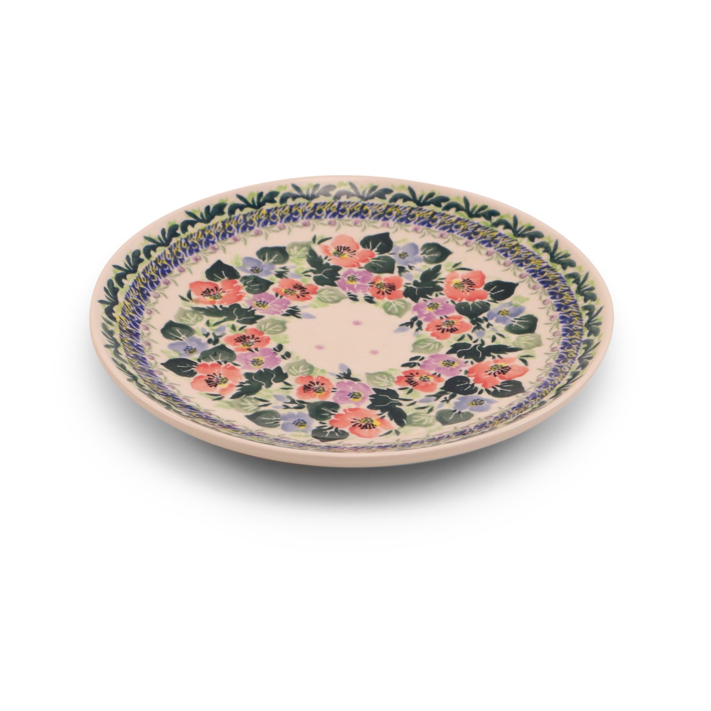 9.5" Dinner Plate. Pattern: Lucky Charm