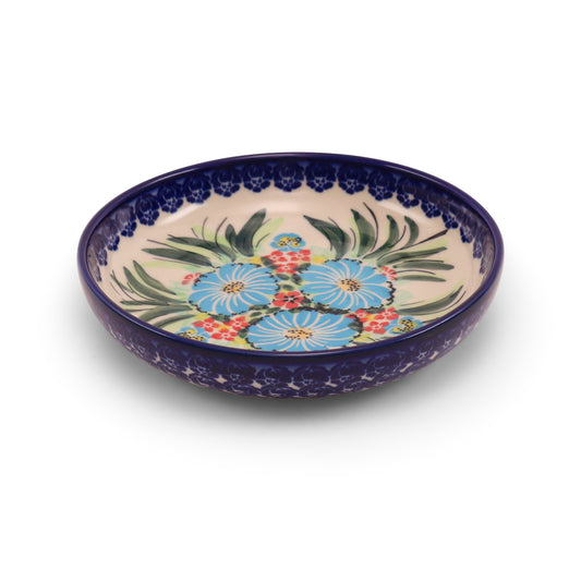 6"x1.5" Shallow Bowl.Pattern: Fireworks