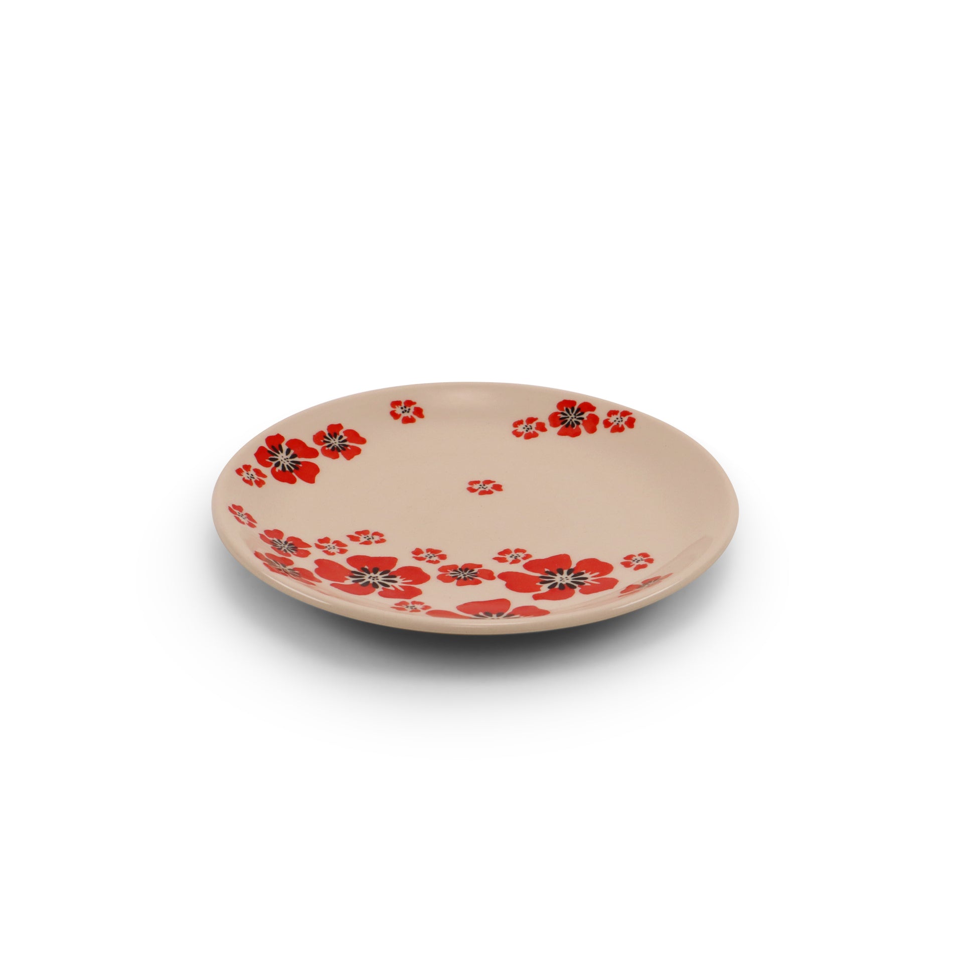 7.5" Dessert Plate. Pattern: Ruby Red