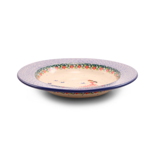 8" Soup Plate. Pattern: Red Princess