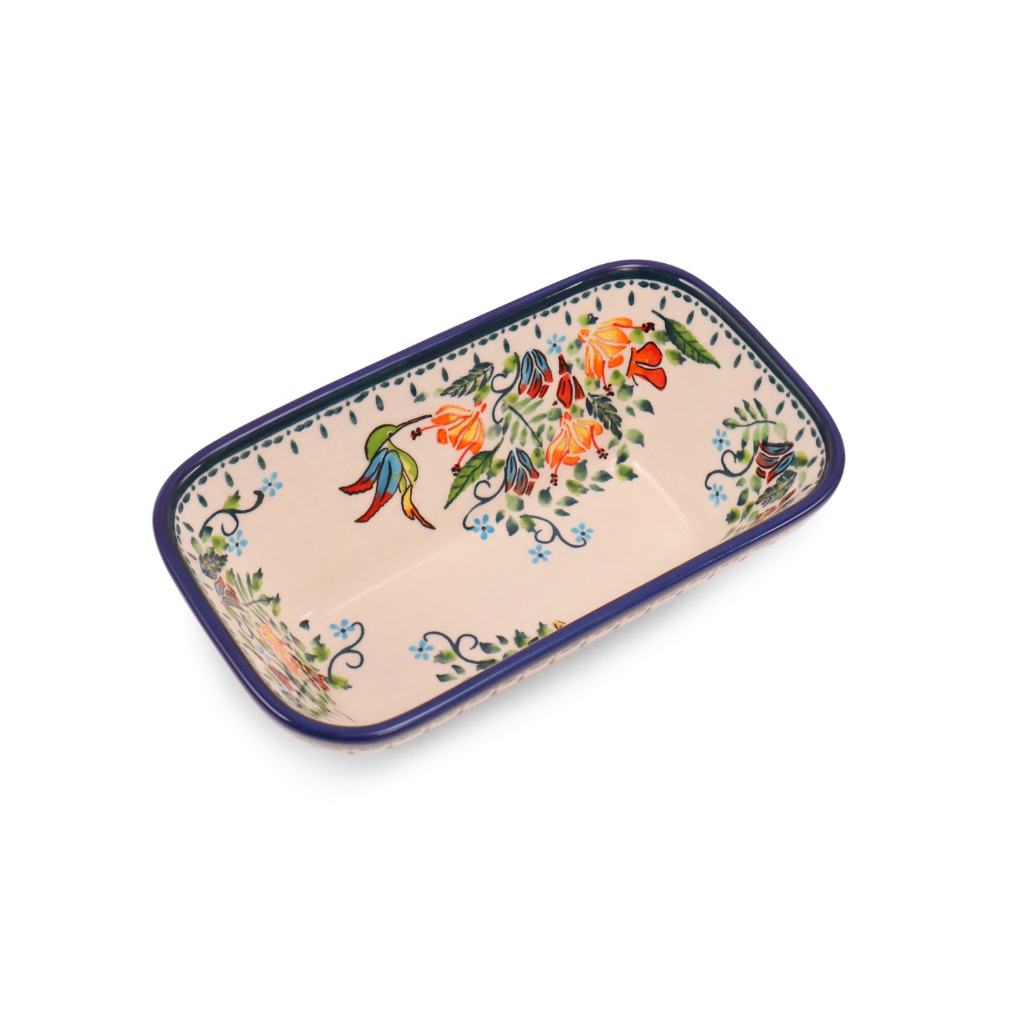 5"x8" Rectangular Dish. Pattern: Sweet Sip