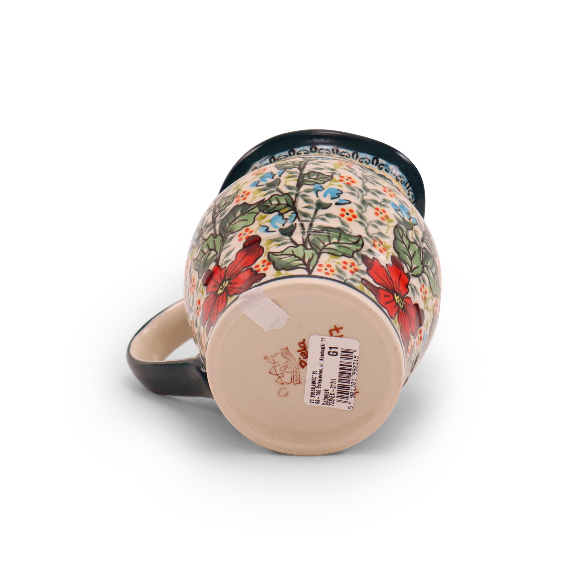 .75L Pitcher. Pattern: Pot Pourri Mint