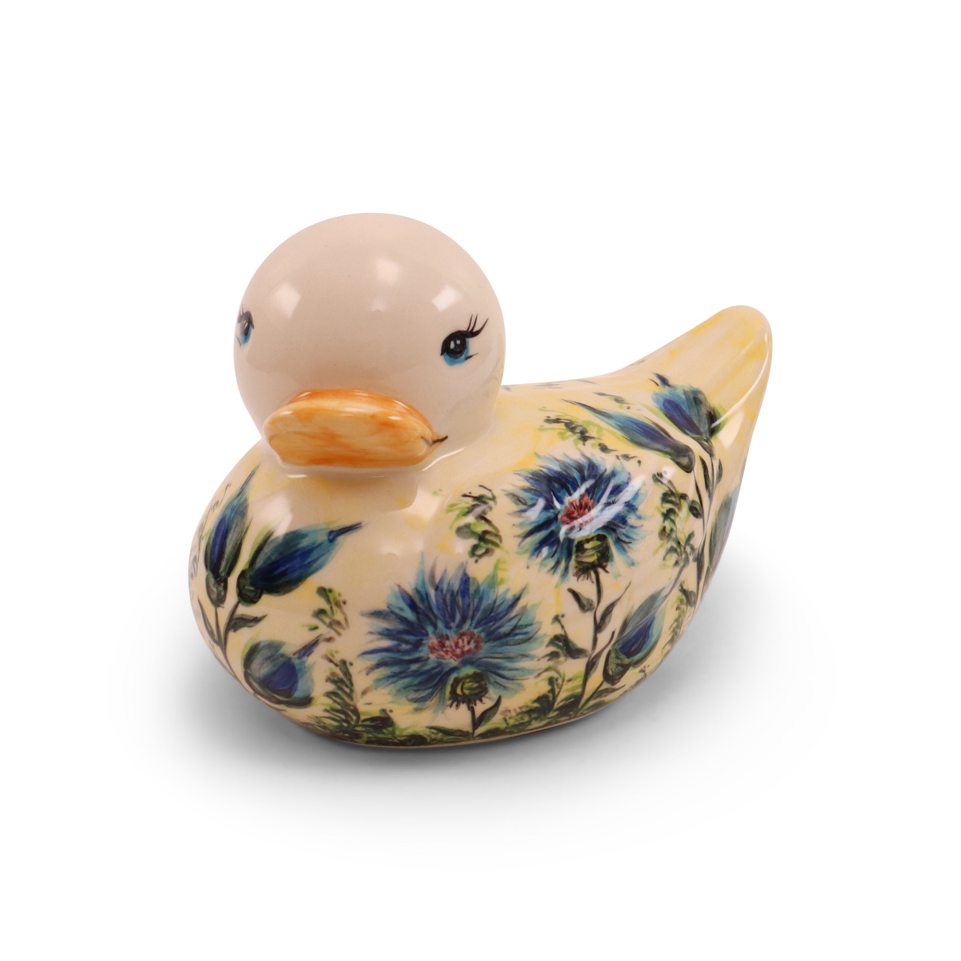7"x6" Duck Figurine. Pattern: Chicory