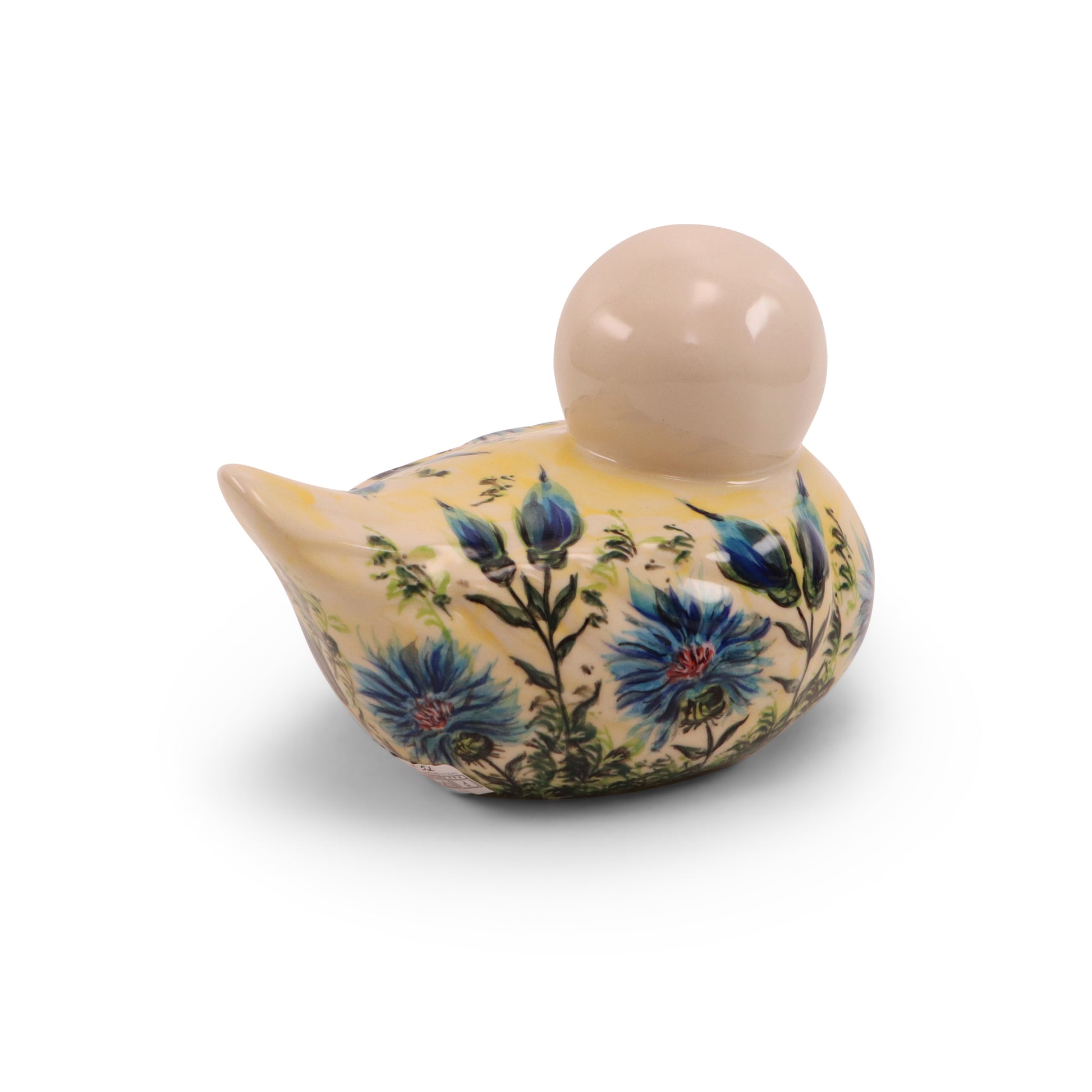 7"x6" Duck Figurine. Pattern: Chicory