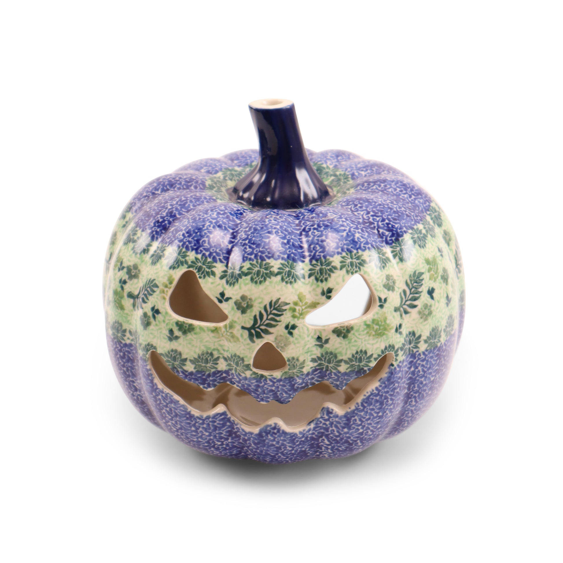 6"x7" Jack-O-Lantern. Pattern: Fern