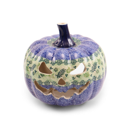 6"x7" Jack-O-Lantern. Pattern: Fern