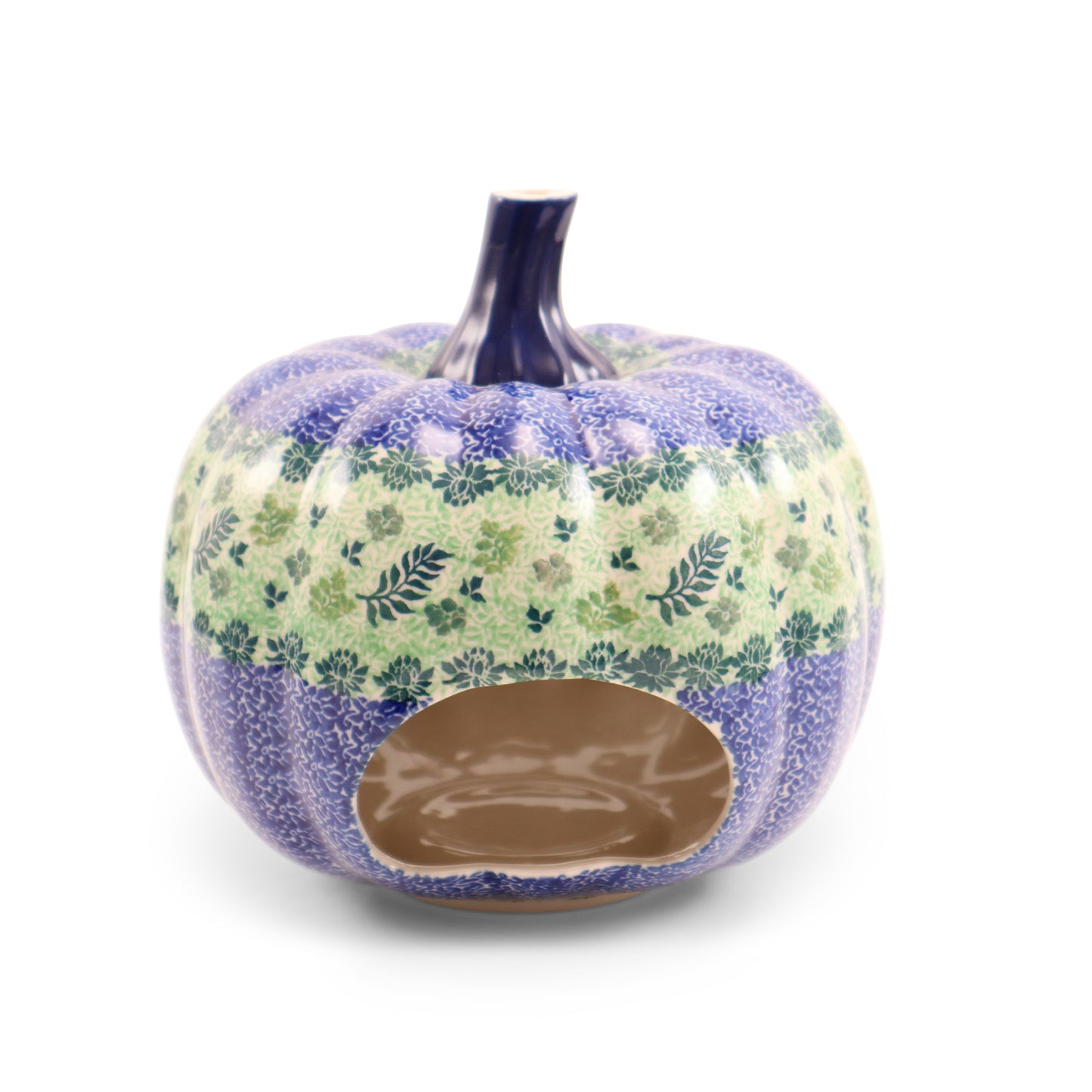 6"x7" Jack-O-Lantern. Pattern: Fern