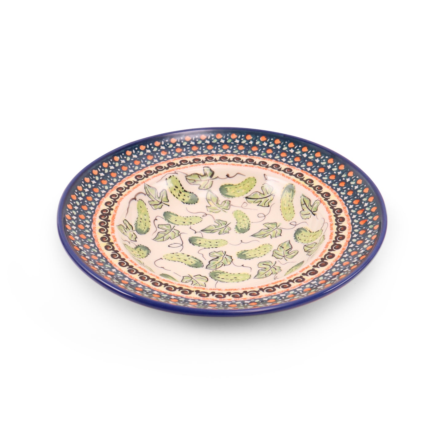11.5" Salad Bowl. Pattern: In a Pickle