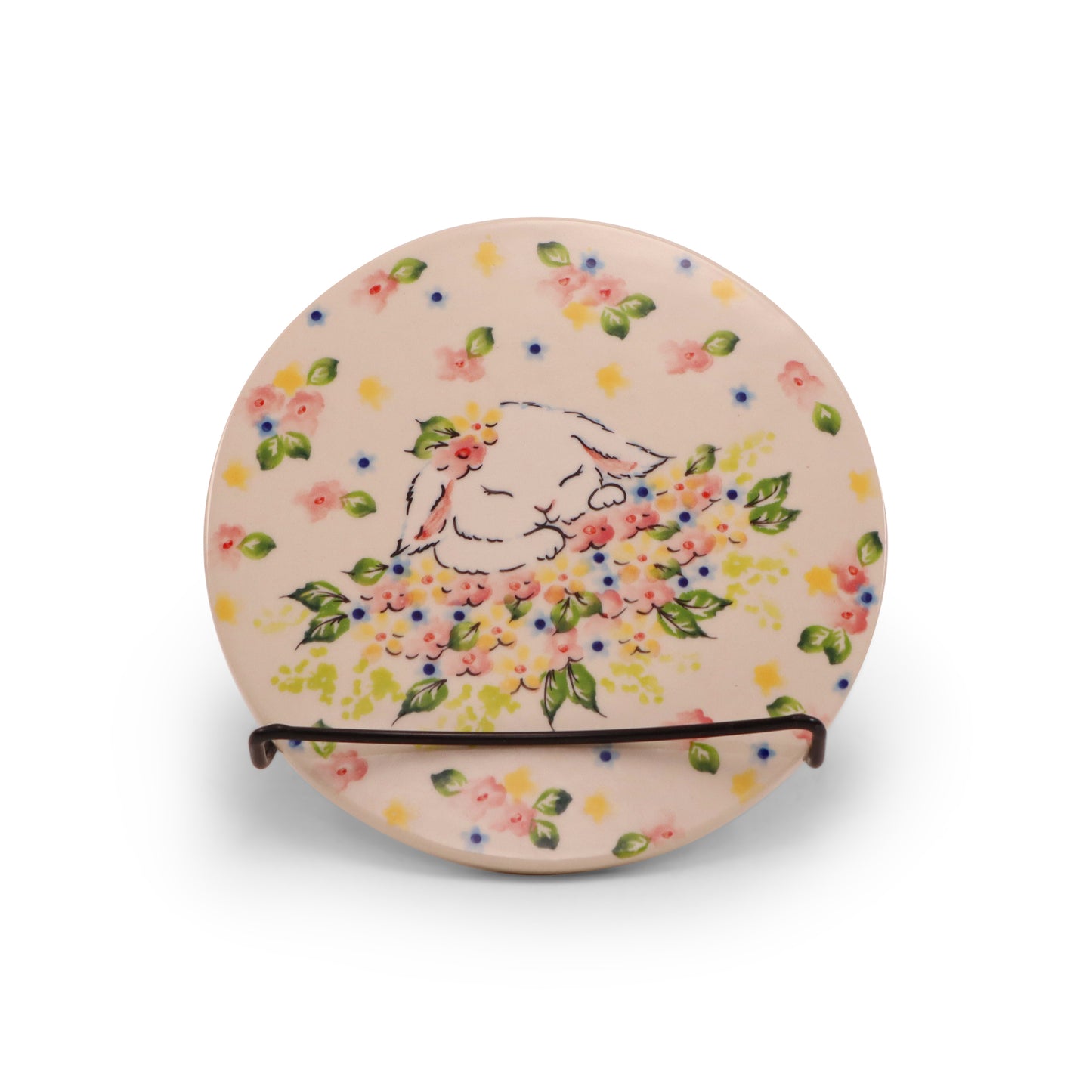 7" LE Round Trivet. Pattern: Peachy