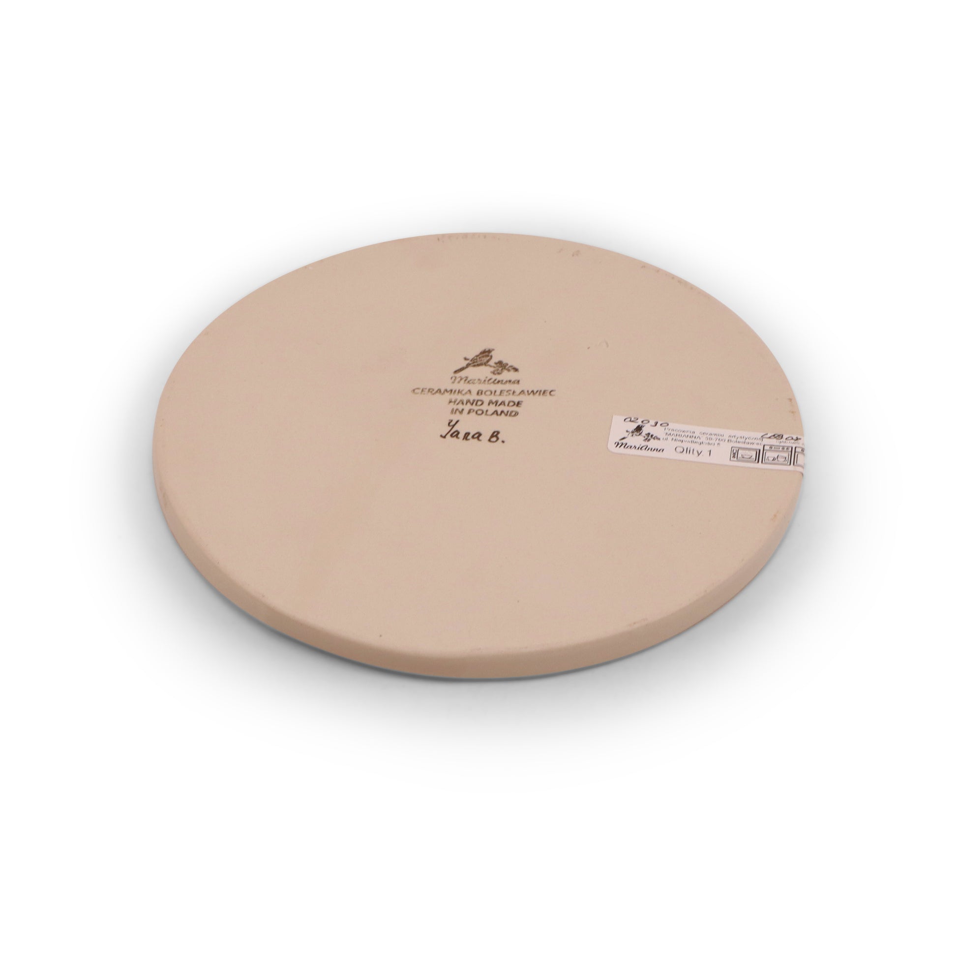 7" LE Round Trivet. Pattern: Peachy
