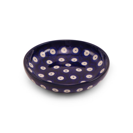 4.5"x1.5" Shallow Bowl.Pattern: Owl Eye