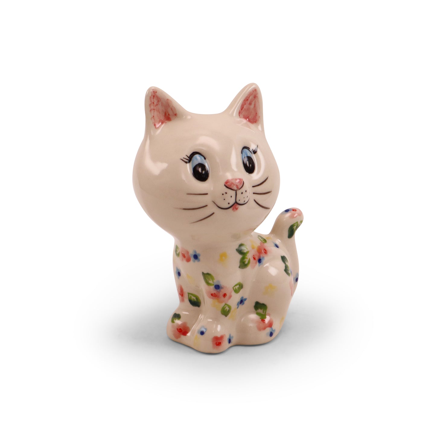 6"x5" LE Cat Figurine. Pattern: Peachy