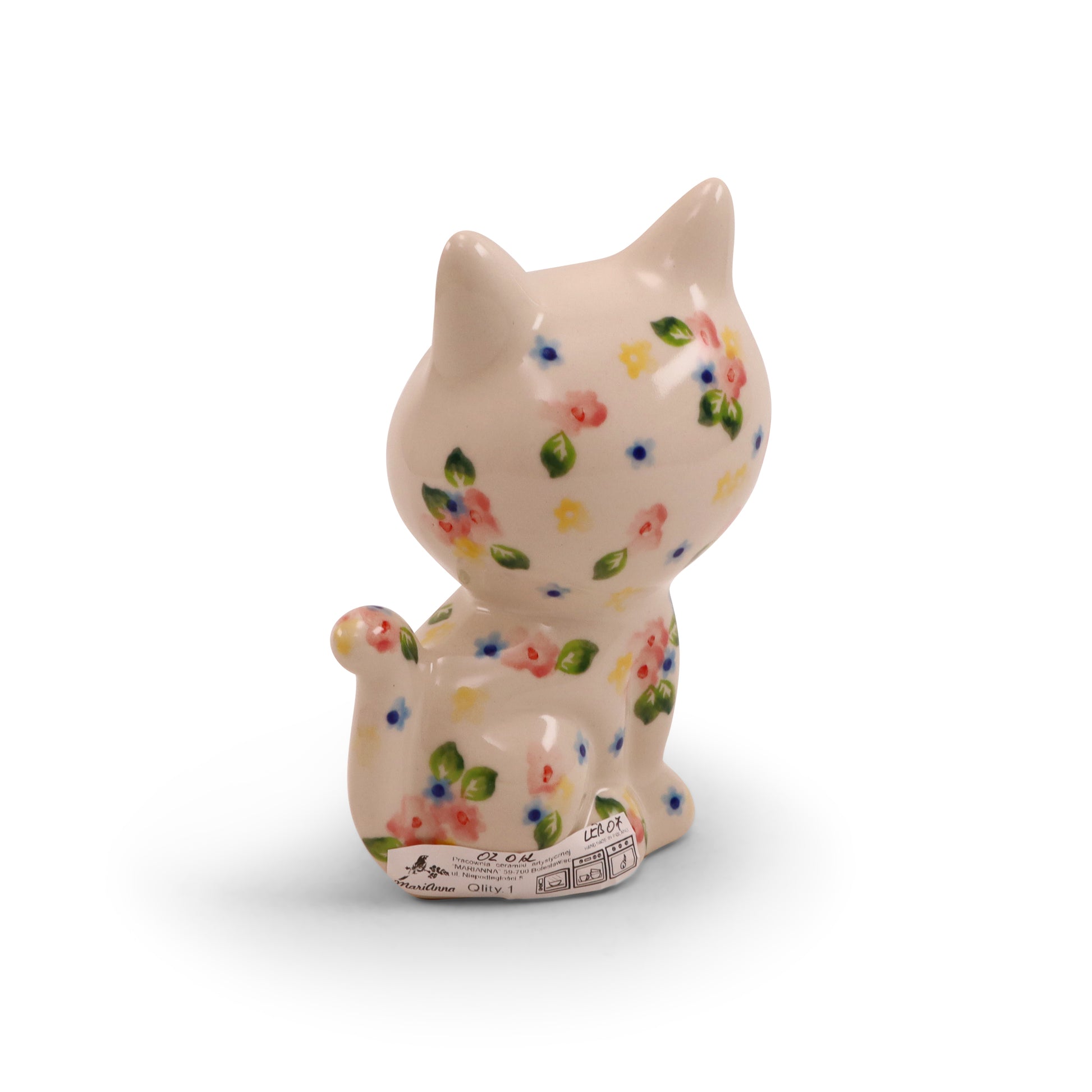 6"x5" LE Cat Figurine. Pattern: Peachy