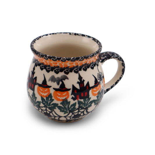12oz Belly Mug.Pattern: Abracadabra
