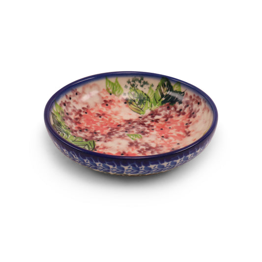 4.5"x1.5" Shallow Bowl.Pattern: Sherbet Blush