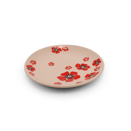 6.5" Bread Plate. Pattern: Ruby Red