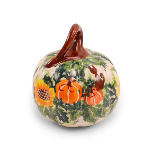 5"x6" Jack O Lantern. Pattern: Haunted Woods
