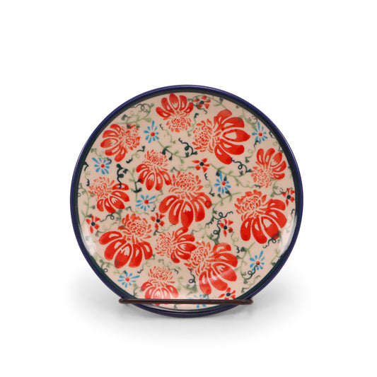 6.5" Bread Plate. Pattern: Flower Parade