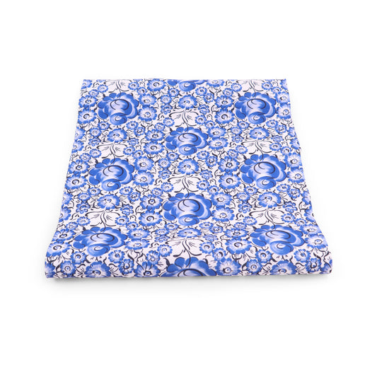 46"x15" Table Runner. Pattern: Blue