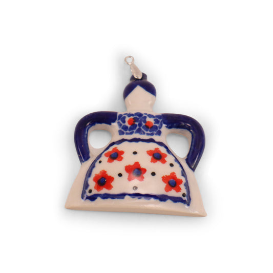 Mini Cheese Lady Pendant. Pattern: C