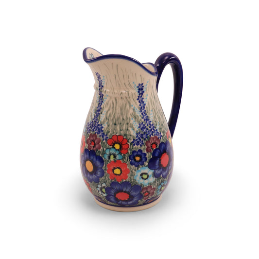1.5L Pitcher.Pattern: Blooms in Blue
