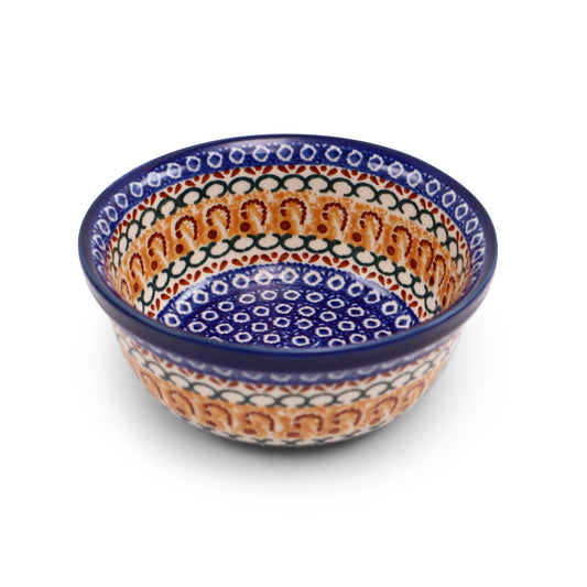 6"x3" Ridge Bowl.Pattern: Caramel