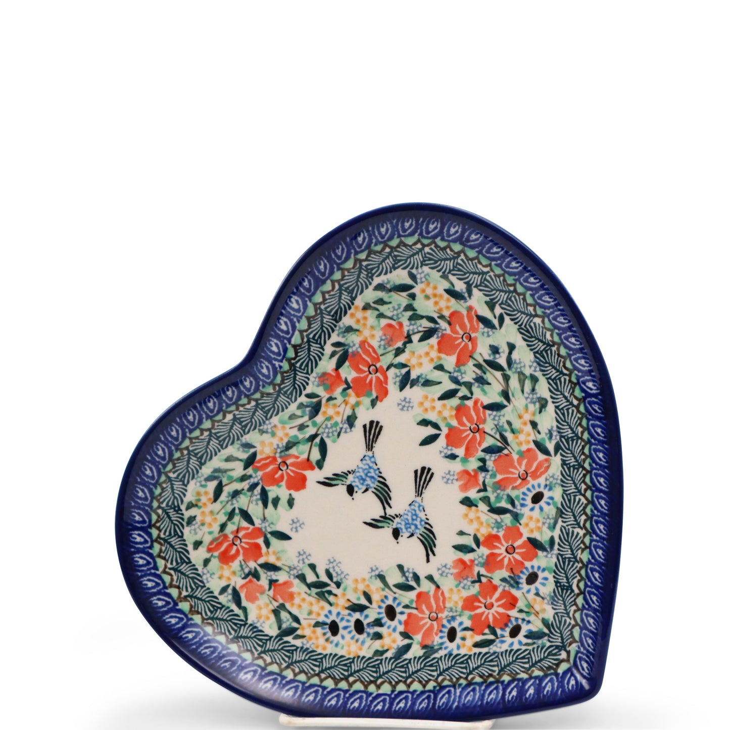 8"x9" Heart Plate.Pattern: U2479