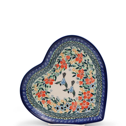 8"x9" Heart Plate.Pattern: U2479