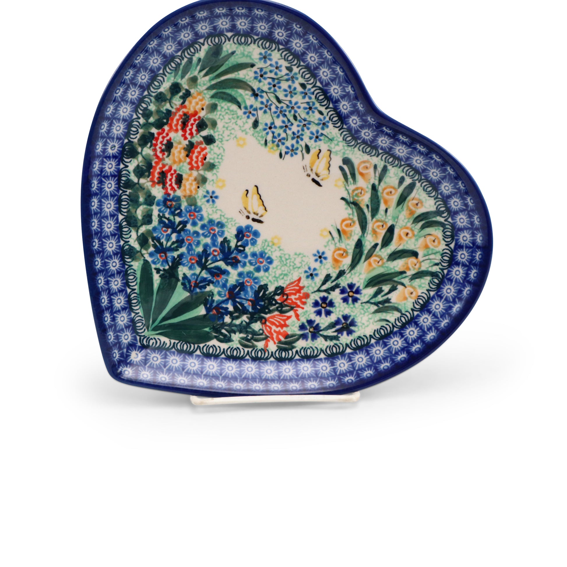 8"x9" Heart Plate.Pattern: U2556