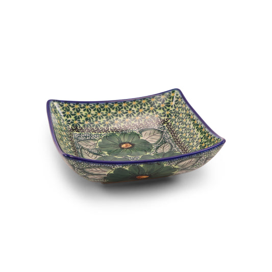 7"x7"x2" Horn Bowl 2Q Pattern: Emerald City