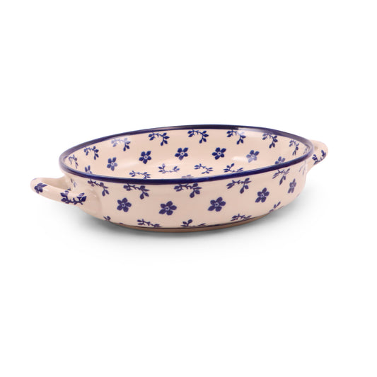 10.5" Round Baker With Handles. Pattern: 142B