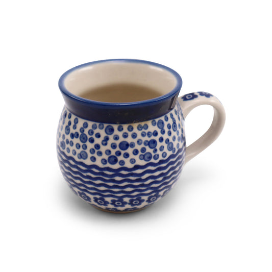 8oz Belly Mug.Pattern: Riverside