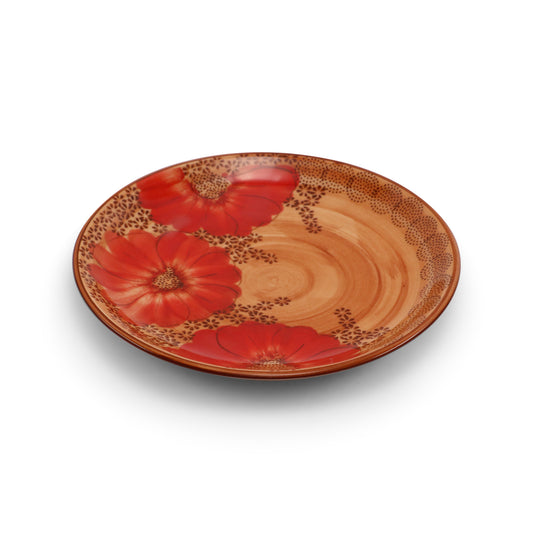 7.5" Dessert Plate.Pattern: Scarlet Drift