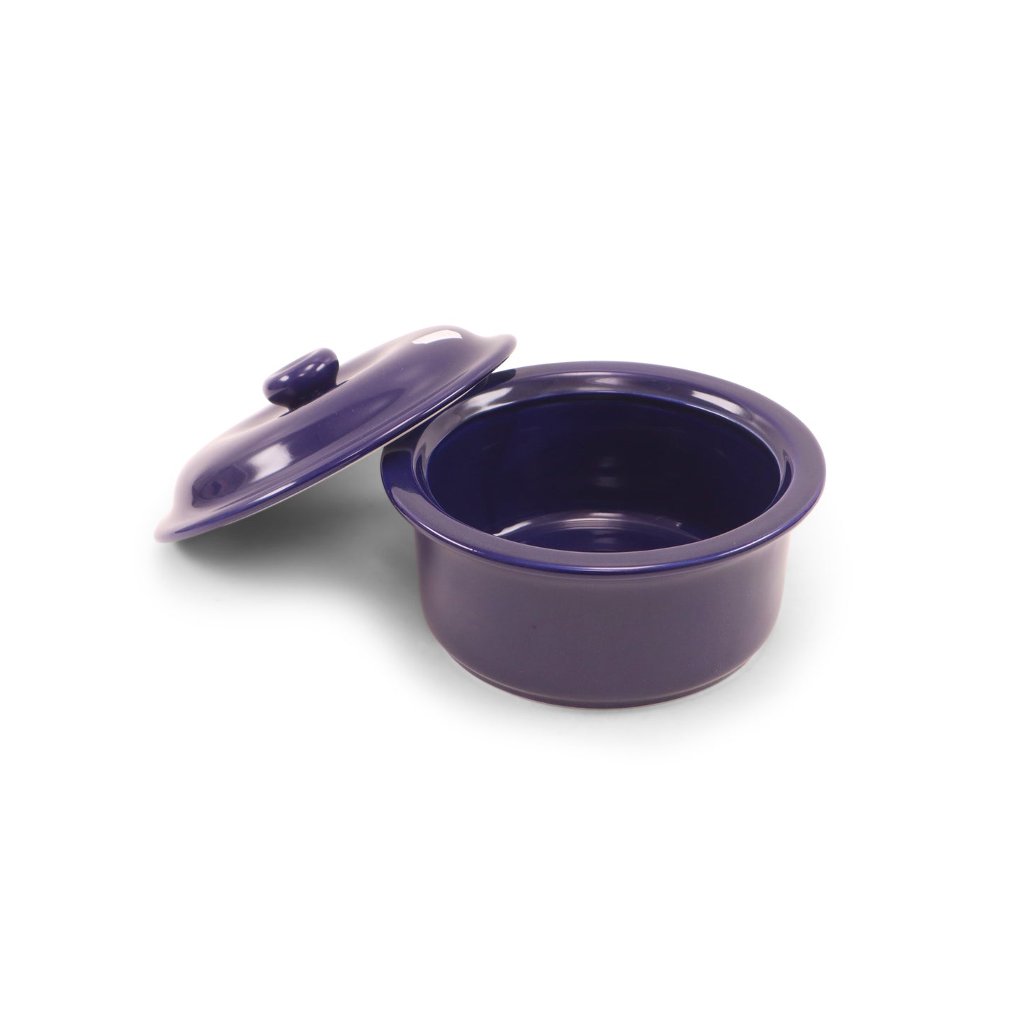 8"x5.5"x3" Tureen with Lid. Pattern: Cool Cobalt