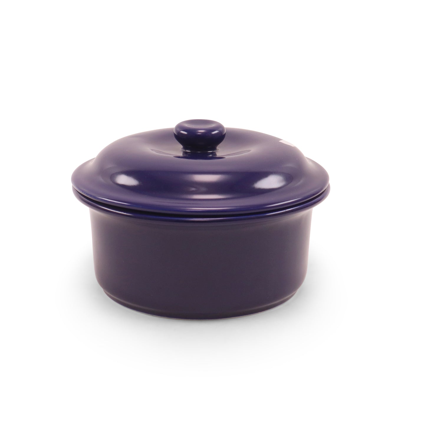 8"x5.5"x3" Tureen with Lid. Pattern: Cool Cobalt