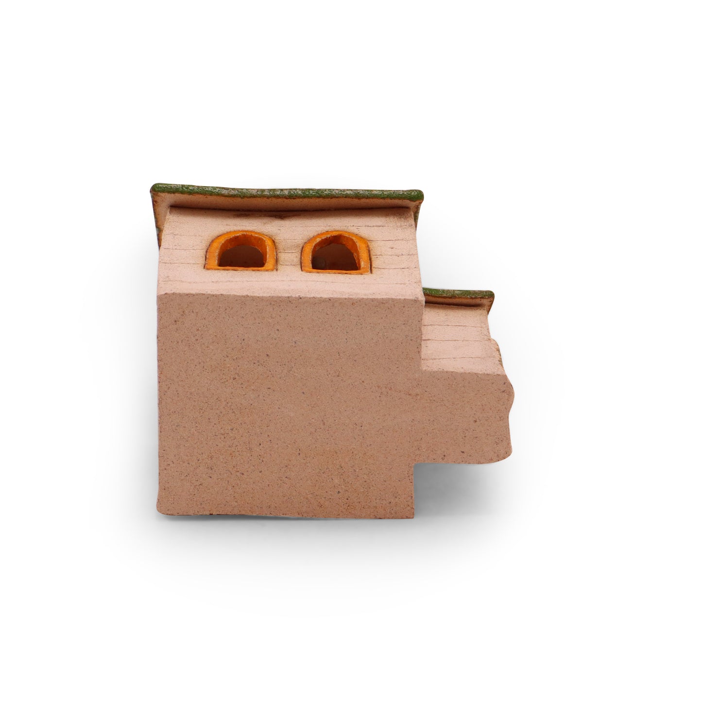 3"x4"x6" Chapel Luminary. Pattern: Green Roof