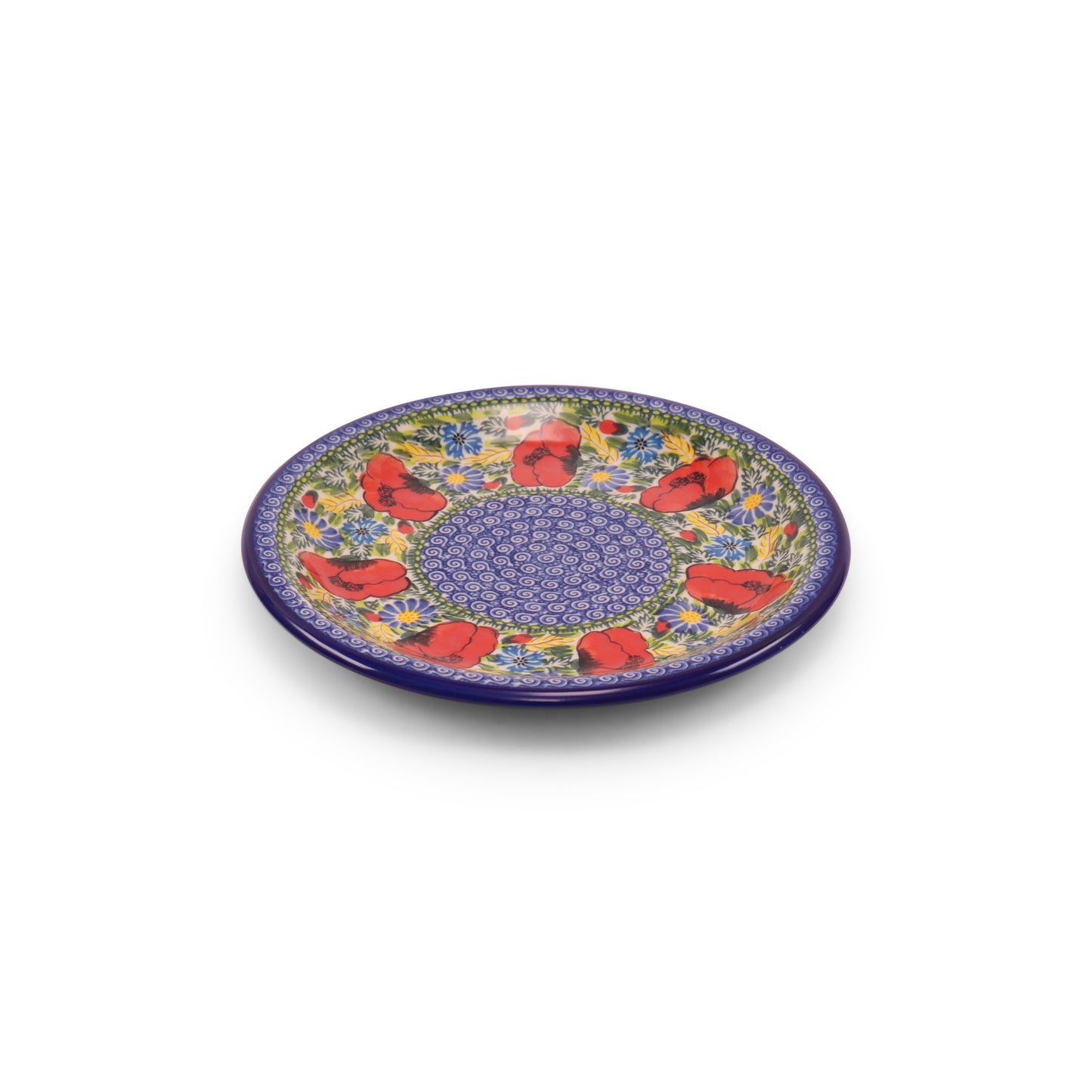 10" Dinner Plate. Pattern: Country Poppy